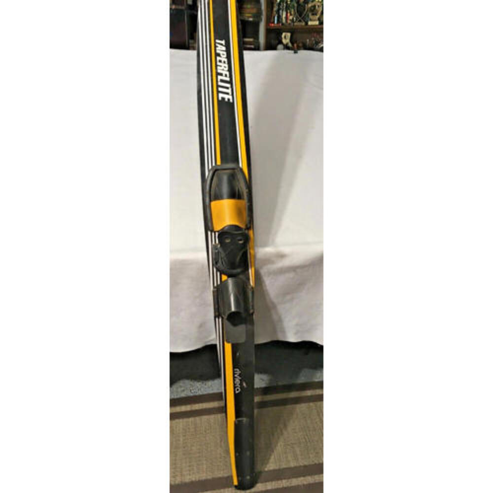 Riviera Single Water Ski taperflite approx. 66.5 inches yellow black